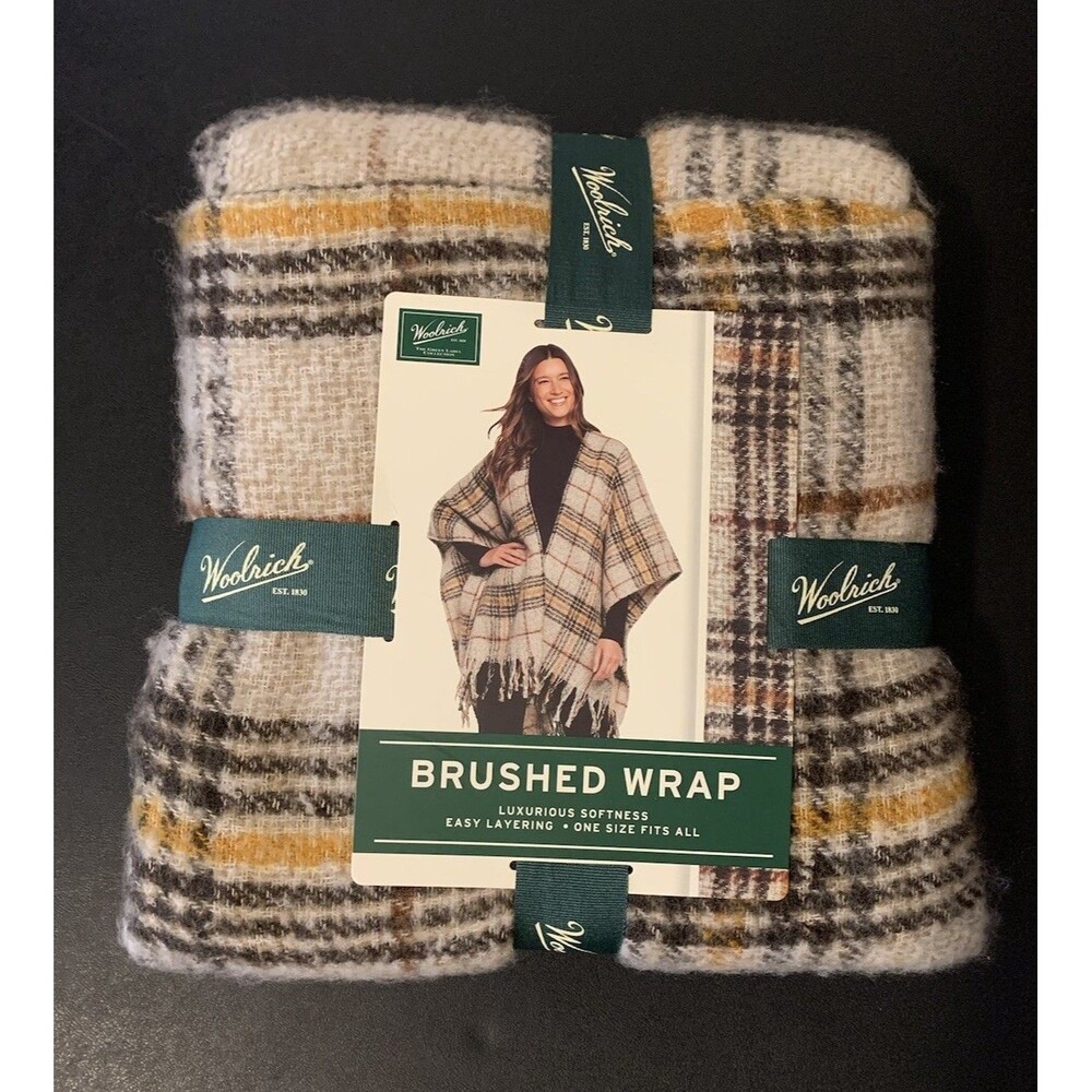 Woolrich Blanket Wrap Cozy Warm Comfort Womens One Size Fits All